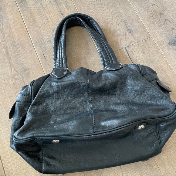 Marc Jacobs large black leather shoulder bag - Picture 2 of 7